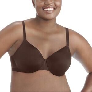 Vanity Fair Nearly Invisible Full Figure Underwire Bra 76207, cappuccino, 38D
